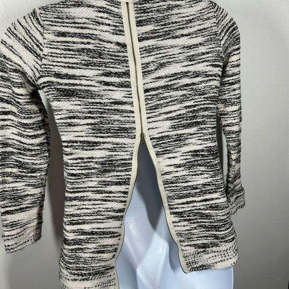 Anthropologie Lou & Grey Zipper Back Marbled Space Dye Sweater size XXS - Picture 7 of 16